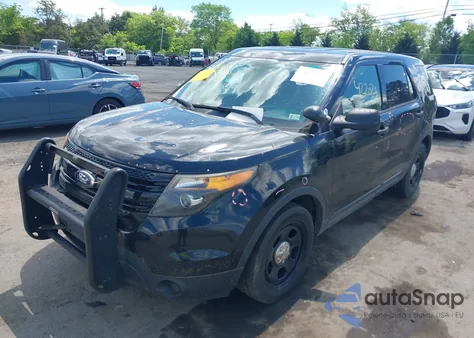 2014 Ford Police Interceptor из США, поврежденный, VIN 1FM5K8AR3EGA55399